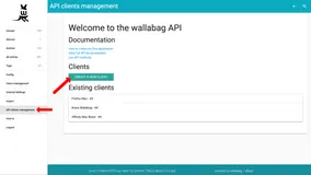 Wallabag API key management